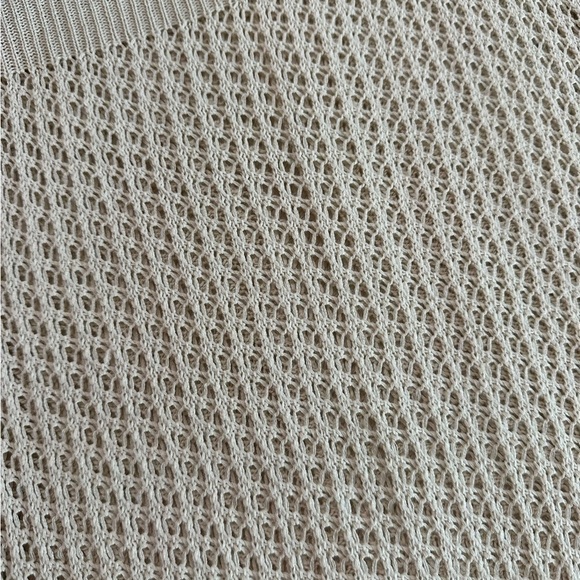 Cha Cha One Shoulder Crocheted Boho Cover up Side Slit midi Dress Size M NWT - Picture 12 of 17